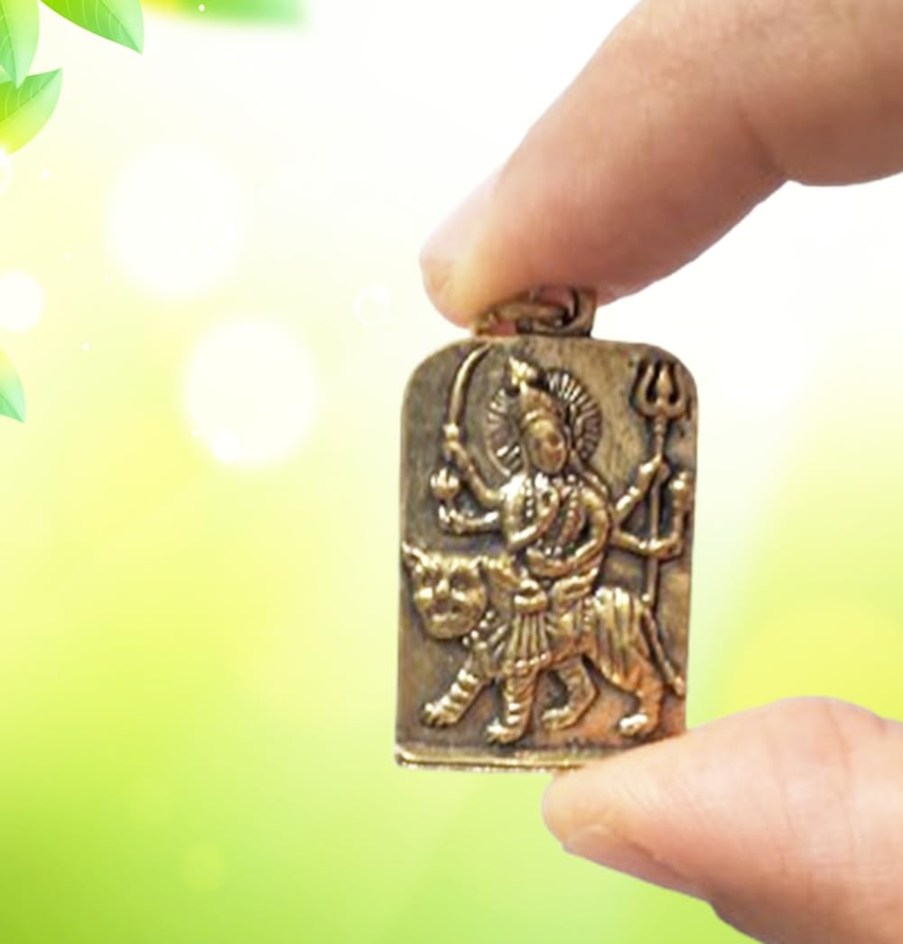 Statue Durga Ma Purpledip miniature en laiton un cadeau spirituel d'exception