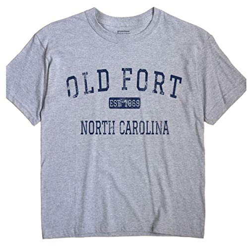 Old Fort North Carolina NC T-Shirt EST XL Grey