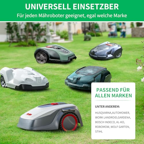 100M Universal Begrenzungskabel für Mähroboter + 300 Erdspieß + 10 Klemmenblöcke, HAUSPROFI Begrenzungskabel für Rasenmäher - Draht aus verzinntem Kupfer - Rasenroboter Zubehör... – Bild 7
