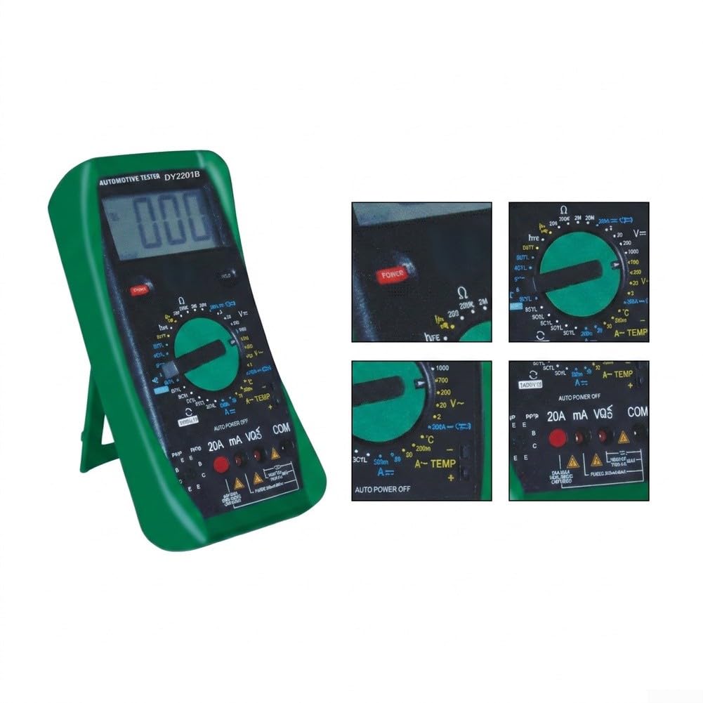Multimètre numérique pour voiture DY2201B 500-10000 tr/min