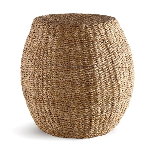 Napa Home & Garden Seagrass Hourglass Pouf Natural