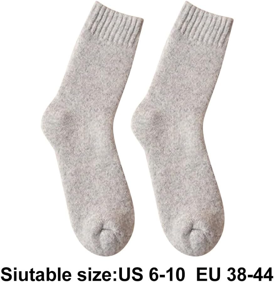 Thermal Warm Thick Winter Socks for Women Men, Cold Weather Hiking Cozy Boot Crew Socks Christmas Gifts