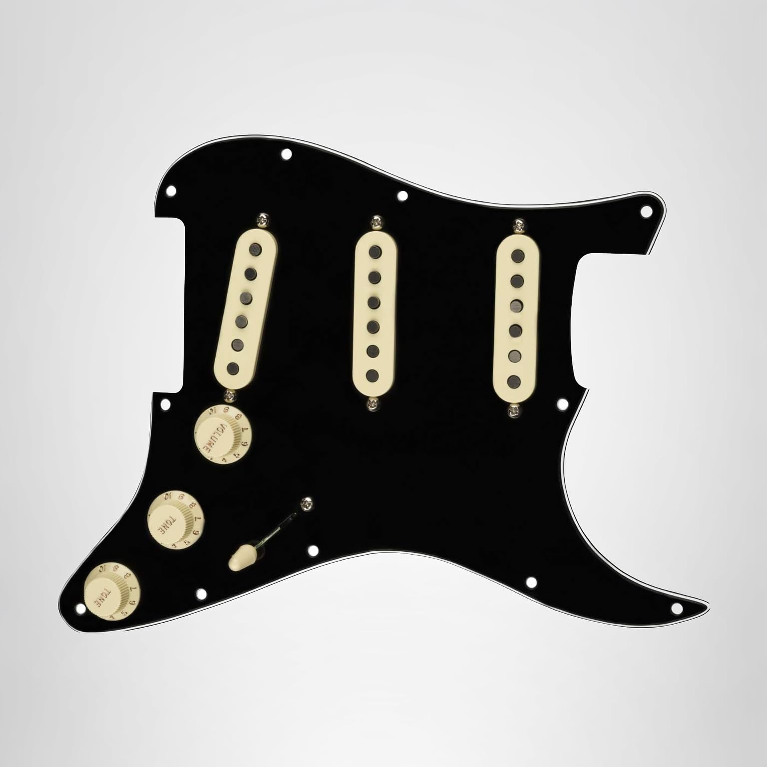 Amazon.com: Fender Tex Mex Prewired Stratocaster Pickguard - 3-ply