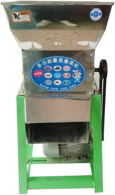 Commercial Electric Sweet Potato Cassava Grinder Crusher Taro Wet Starch Pulping Refiner Extractor Separator(Stainless Steel)