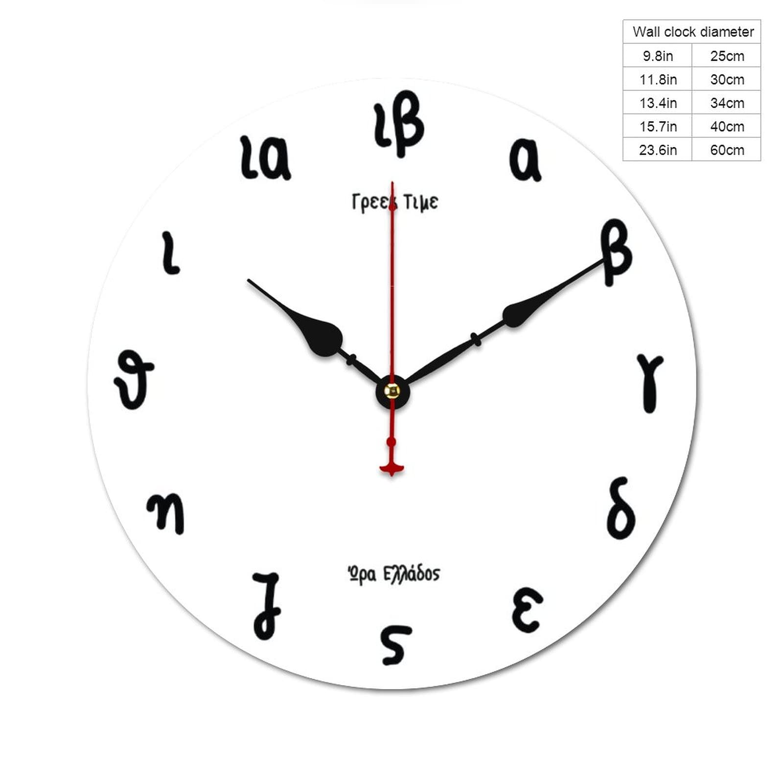 ギリシャ文字　両面壁掛け時計 アンティーク調 ブラケット時計 ギリシャ文字 両面壁掛け時計 アンティーク調 ブラケット時計 壁掛け