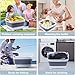 2.4 Gal(9L) Collapsible Dish Basin with Drain Plug, Space Saving Outdoor Multiuse Foldable Sink Tub, Dishpan, Kitchen Storage Tray for Camping, Vegetable Washing, RV (Gray)