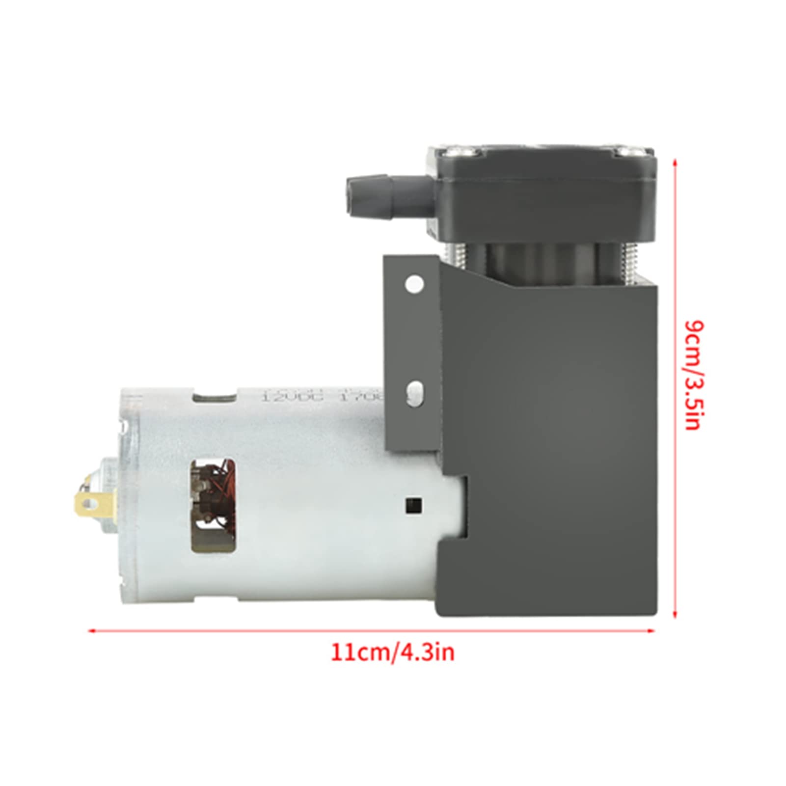 Bomba De Vacío Sin Aceite 12V 42W 85KPa 40L/min Vacío Pump Para De Frenos Y Climatización