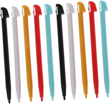 10Pcs Stylish Color Touch Stylus PenCompatible for Wii U WIIU Gamepad Console Accessories