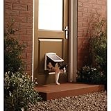 PetSafe Original 2-Way - Haustiertür mit beidseitiger Öffnung - Manuelle Verriegelung, robuster Rahmen, Klein, Weiß