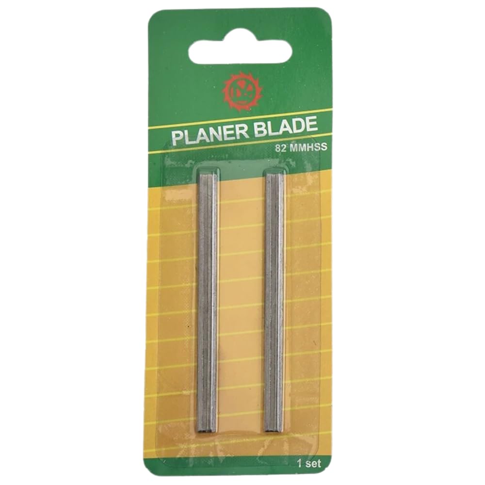 Lot De 2 Lames De Rabot De 82 Mm Pour Black & Decker X24192, KW715, KW710, DN710, BD710, BD713 - Réversibles Et Jetables - 7