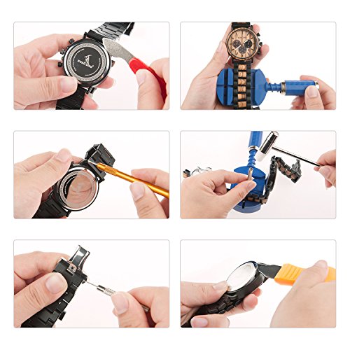 Bobobird Watch Repair Tool Kit 147 Pcs Professional Spring Bar Watch Band Link Pin Tools Set With Carrying Case #TOP3