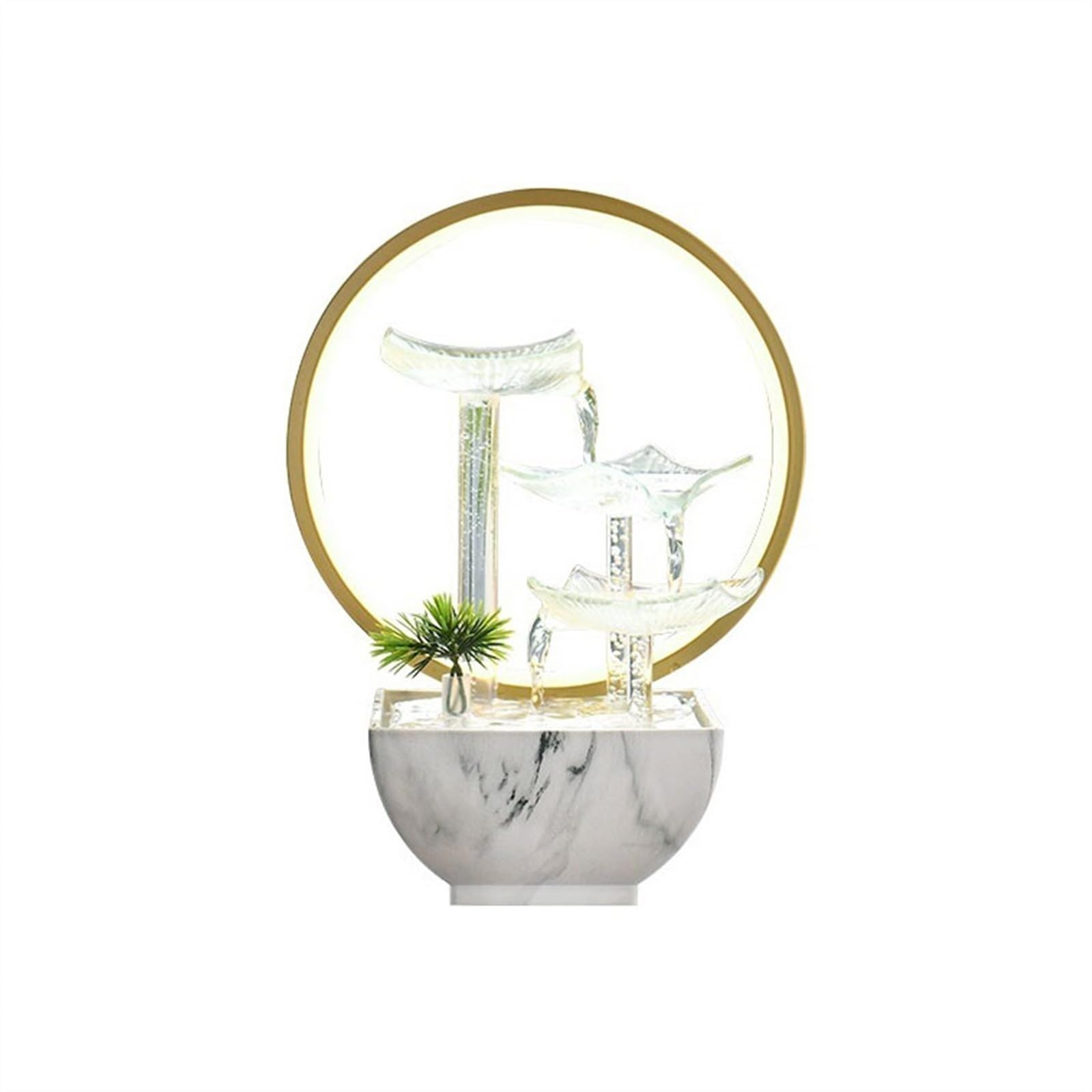 Fuente de agua decorativa NexaGeniX para crear un oasis en tu oficina