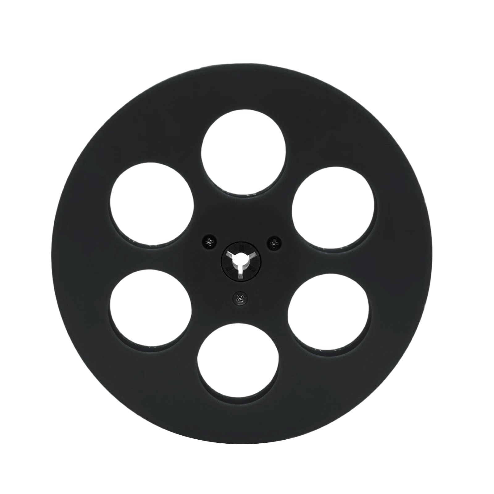 Hsioluted Black 7Inch 6 Hole Takeups Reel Enhances Stability For Easy Installation In Open Reel Devices Low Noise