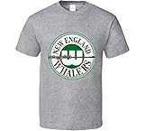 New England Whalers WHa Hockey T Shirt - Grey XL Sport Grey