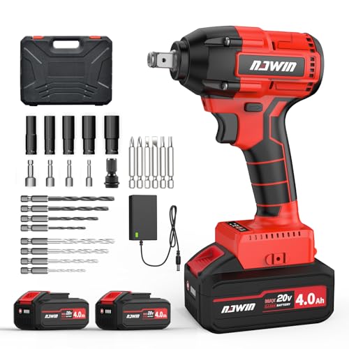 ナウィン 20V充電式インパクトレンチ 電動インパクトレンチ 最大トルク...