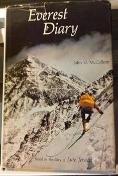 Hardcover Everest diary: Based on the personal diary of Lute Jerstad, one of the first five Americans to conquer Mount Everest Book