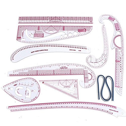 MELARIO 9 STK Schneiderlineal Set Cover