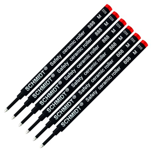 Schmidt 888 M recharge roller céramique rouge 0.7 mm pour corriger et annoter vos notes
