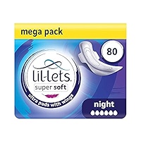 Lil-Lets Organic Sanitary Pads Ultra Thin With Wings Normal X10 (Pack