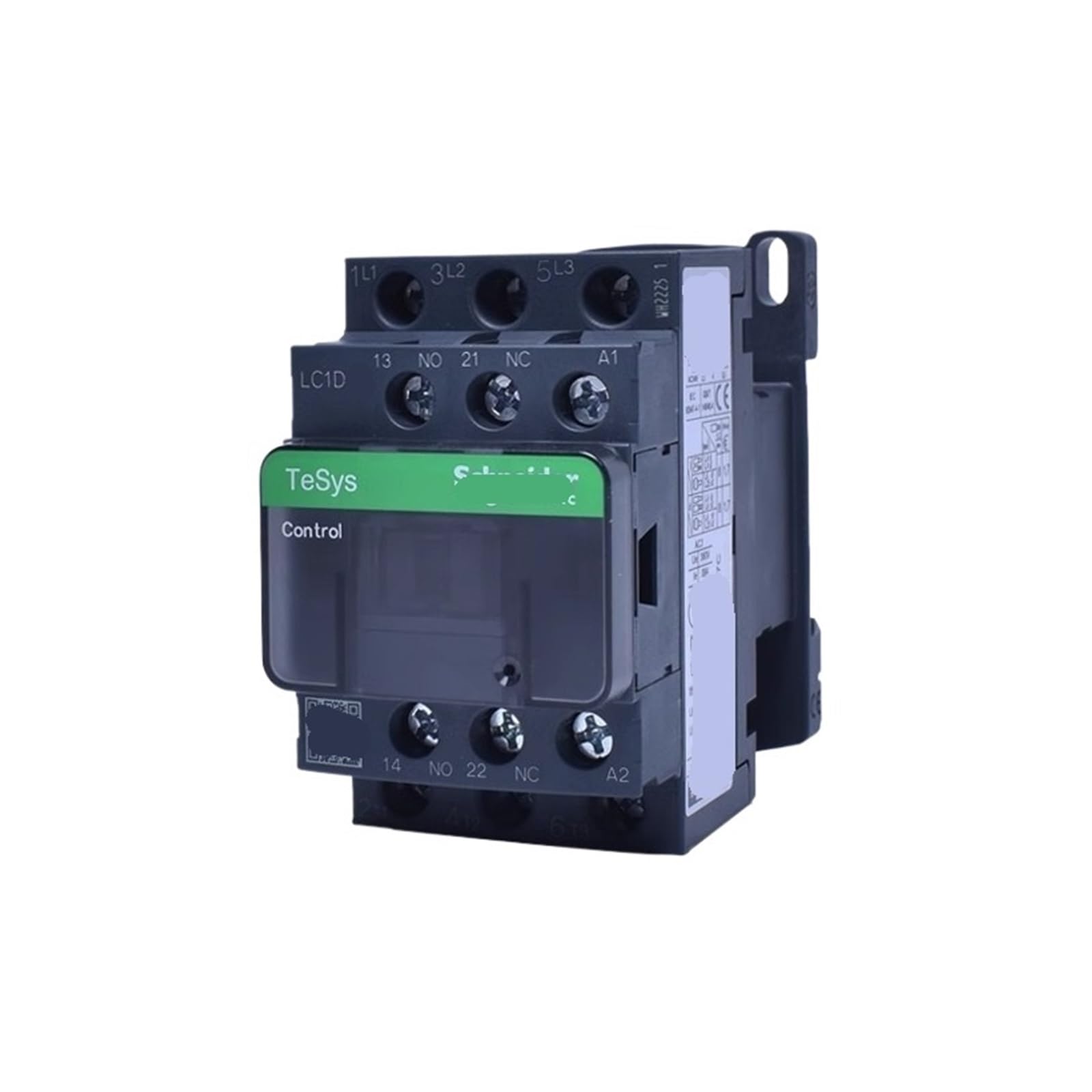 HUUOQIWY Contactor AC LC1D09 AC LC1D18 AC LC1D38 Three-Pole contactor 3P 3-Phase 3-Pole 50/60Hz Coil Voltage 24v 110V 48V 380V 48V(380v,AC LC1D18)