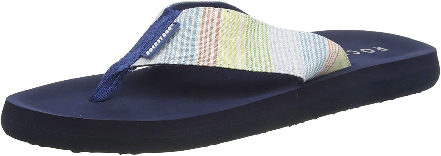 Rocket DogWomen's Adios Flip Flops, Multicolour Ravi Yellow, 8 UK