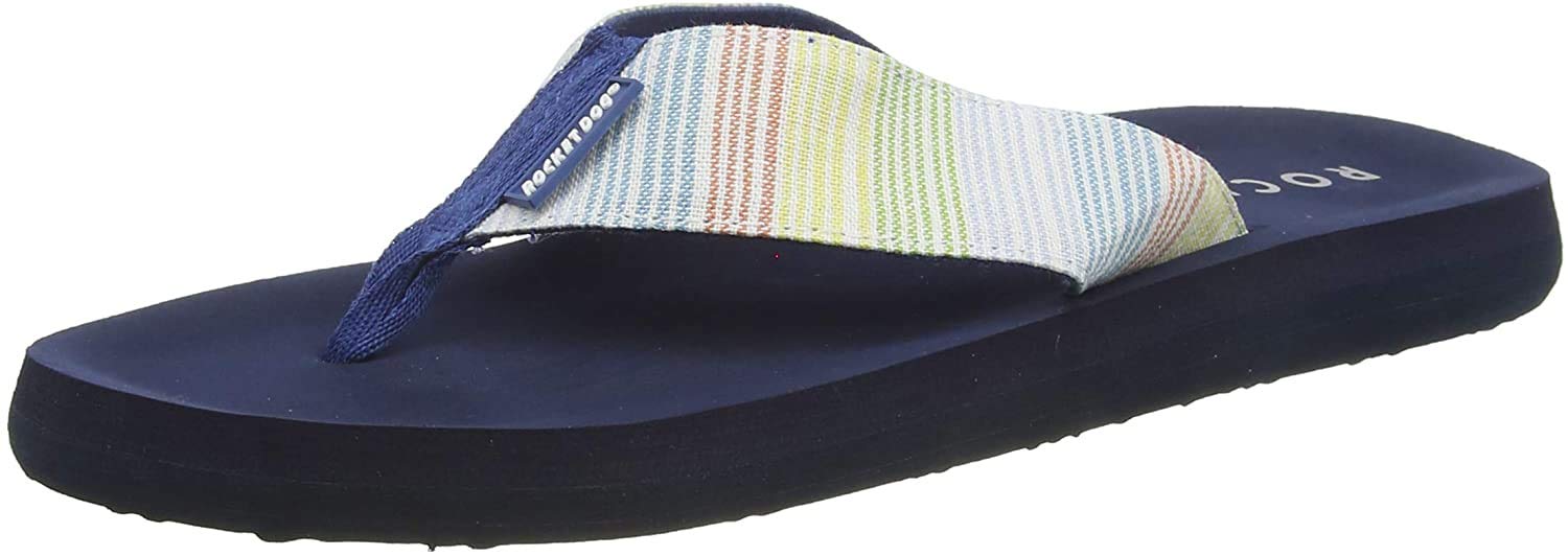 Rocket DogWomen's Adios Flip Flops, Multicolour Ravi Yellow, 8 UK