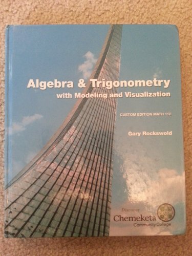 Algebra and Trigonometry with Modeling & Visual... 0558393845 Book Cover