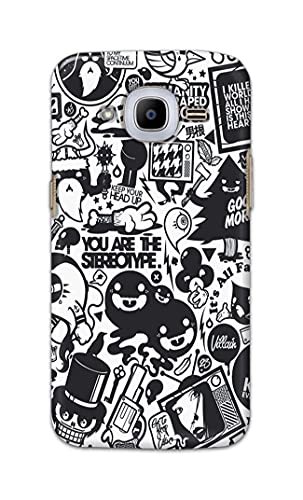 Image of Printed Hard Back Cover Case for Samsung Galaxy J2 Pro 2016 | Samsung J2 2016 | J2 6 2016 Back Cover (Mixed Cartoon) -1302