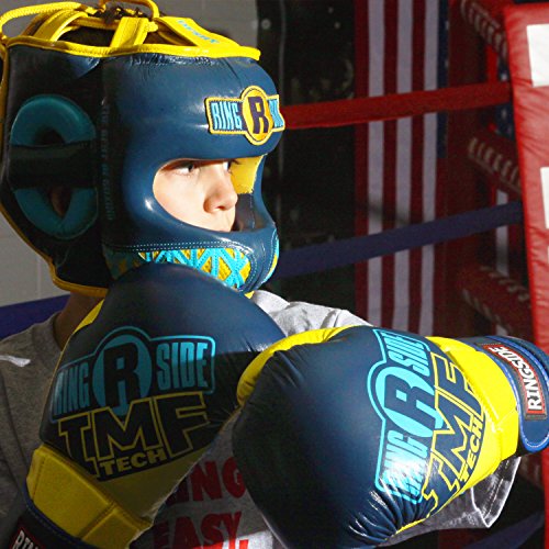 Image of Ringside Youth Deluxe Face Saver Boxing Muy Thai MMA Sparring Head Protection Kids Headgear