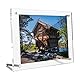 HIIMIEI Bilderrahmen A4, Acryl Doppelseitig Fotorahmen UV-Schtz zur 21 x 29,7 cm Fotos, Bilderrahmen ohne Rahmen für Familienfotos Hochzeitsfotos und Babyfotos