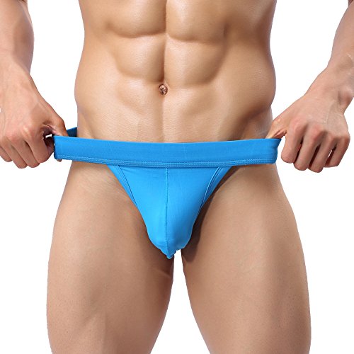 Summer Code Men's Athletic Supporter Performance Jockstrap Elastic Waistband Underwear 6 Pack Mixed Color #TOP4