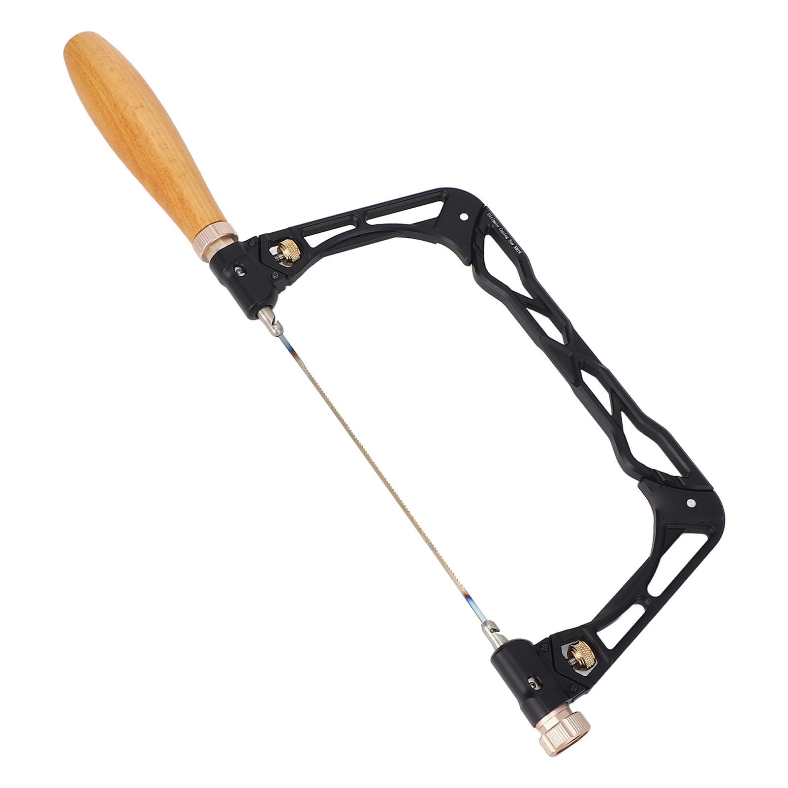 WALFRONT Sierra de Calar para Carpintería, Construcción de Aleación de Aluminio, de Madera Ergonómico, Profundidad de Corte de 10 Pulgadas para Proyectos de Carpintero