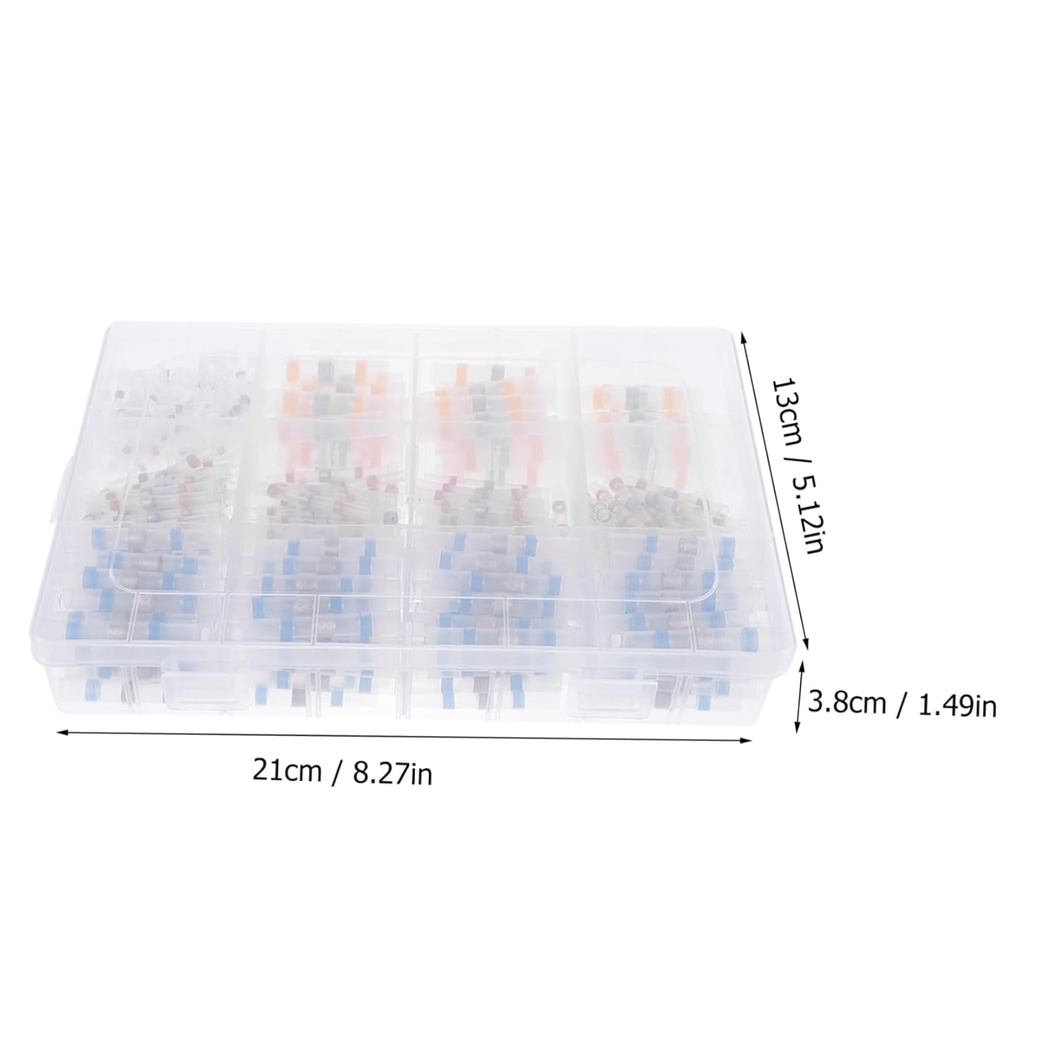 STOBAZA 400pcs Waterproof Heat Shrink Solder Seal Wire Butt Connectors Insulated Electrical Terminals for Car and Boat