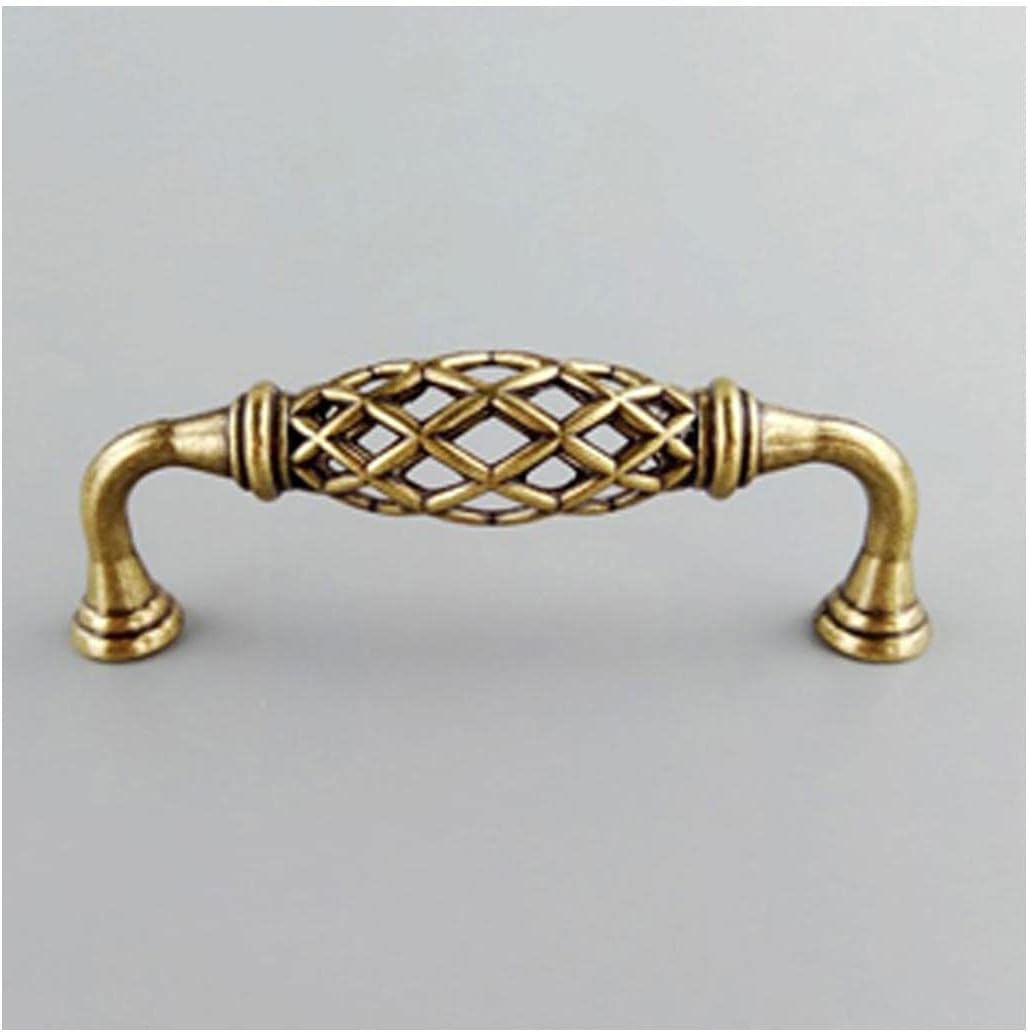 FIXCOR Door Handles Bronze Black Birdcage Art Furniture Handle for