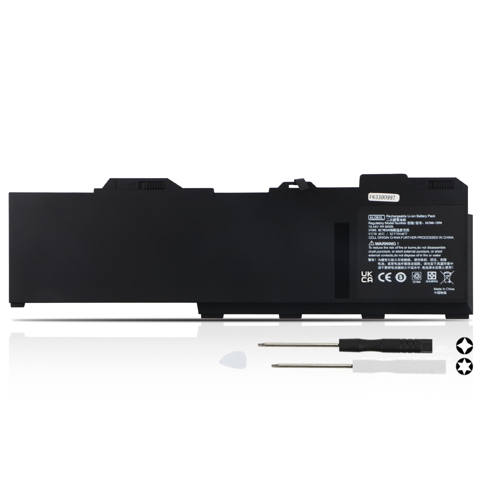 K KYUER AL08XL Laptop Batteria per HP ZBook Fury 15 G7 G8 15.6" ZBook Fury 17 G7 G8 17.3" Mobile Workstation Series AL08094XL L86212-001 HSTNN-OB1S HSTNN-IB9N L86155-AC1 L86155-1C1 W-10885M i9-10885H