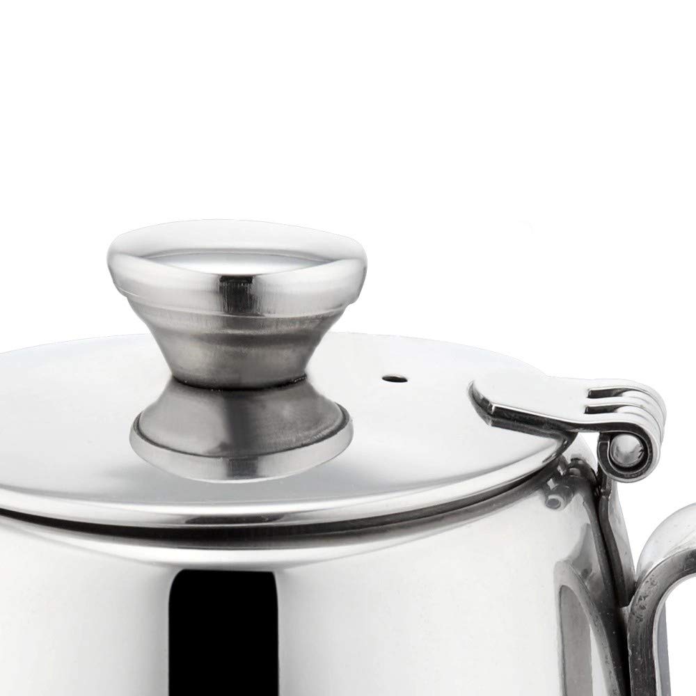 SUNNEX 18/8 Stainless Steel Tea Coffee Pot Teko Teh Kopi 1L 32oz 31334Q Silver I.369299053