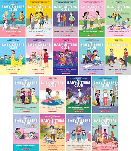 Baby-Sitters Club Graphic Novels (Books 1-18) Series Set (Graphix)
