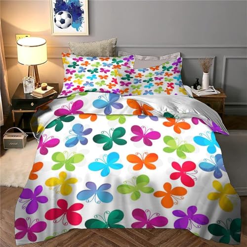 Parure de lit oiseau coloré 200x200 microfibre 3D - 6