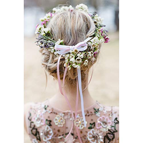 Vatin Solid Color Double Faced White Satin Ribbon 1/4" Wide 50-Yards Long Perfect For Wedding Decor, Crafts, Bow Making, Sewing, Gift Package Wrapping And Other Projects #TOP7