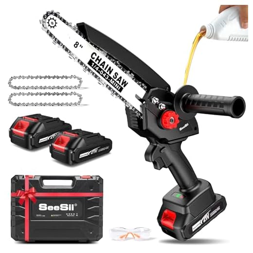 Seesii Mini Chainsaw with Brushless Motor