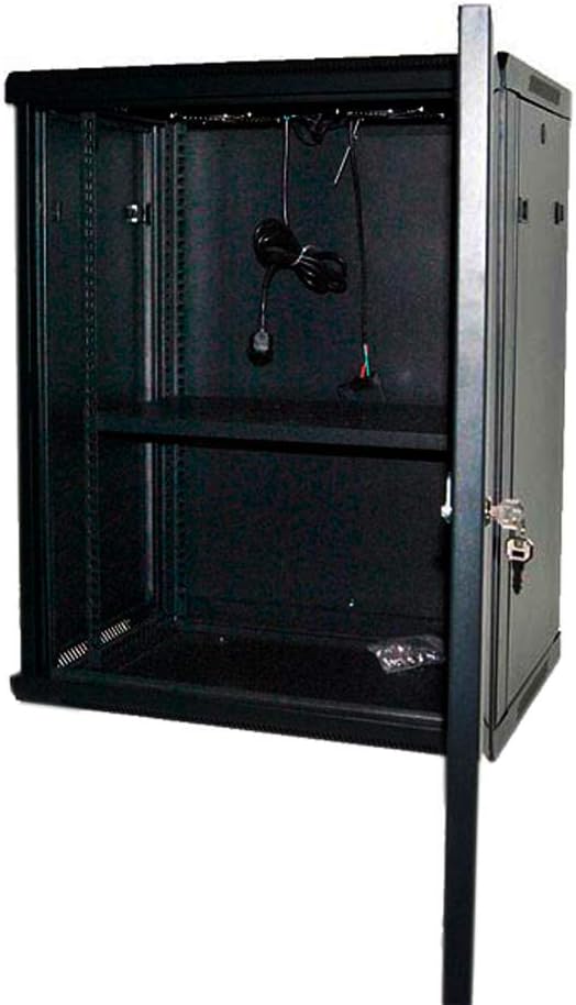 RAC-15645-HQ Cabinet Rack 15U 60X45 with Thermostat 2 Fans 1 Tray