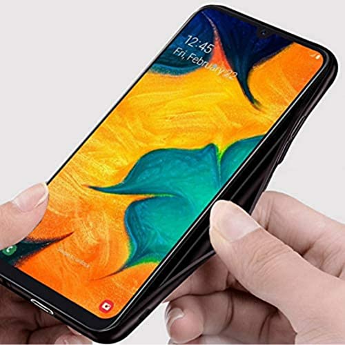 Image of Mobile Back Cover Case for Samsung Galaxy A30s, SM-A307F /DS, SM-A307FN /DS (Silicone Case|CameraProtection|Black SC1510)