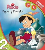 Pinocho. Pepito y Pinocho. Lectura Nivel 2: Aprendo las letras: p, t. (Leo con Disney) 8444141356 Book Cover