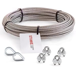 Seilwerk STANKE Edelstahlseil Rankhilfe Set