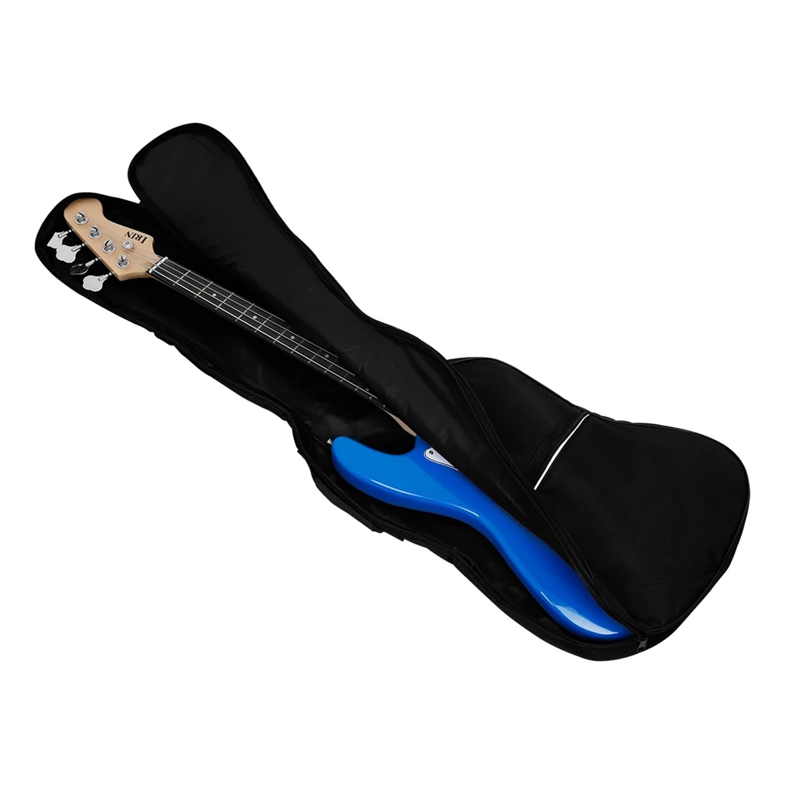 Plecak z elektryczną gitarą basową Wyściełana torba podwójnym paskiem Wodoodporna obudowa Osłona przeciwpyłowa