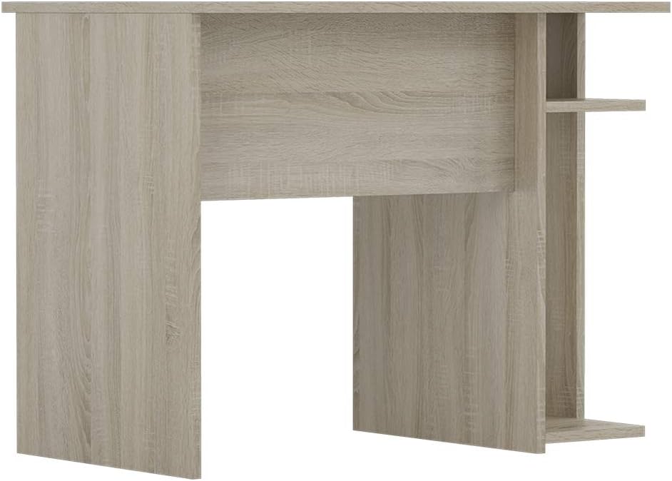 SELSEY LINCORIS - Modern Home Office Desk with Shelves/Sonoma Oak