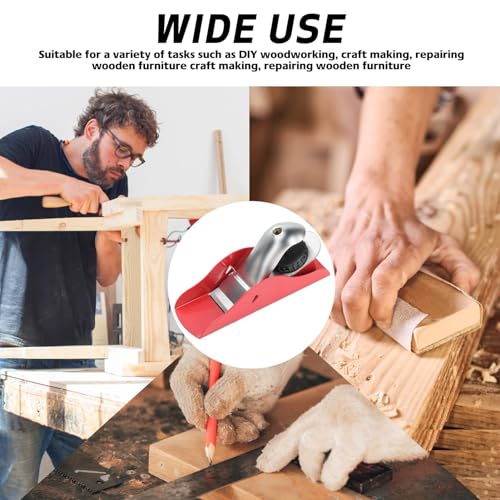 Mini-Handhobel,Mini Handhobel für Holzarbeiten Verstellbarer Einhandhobel Holzbearbeitung Hand Hobelmaschine Kleine Holzschneidehobel zum Trimmen Hobelmaschinen Werkzeug für Holz Handwerk