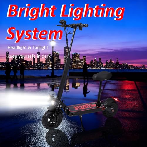 Electric Scooter Adults, 34 Mph Max Speed, 11″ Off-Road