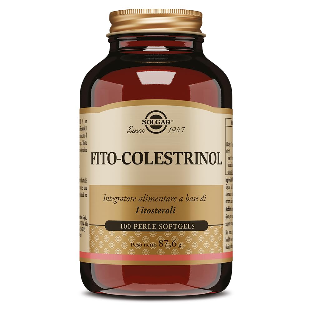 Solgar FITOCOLESTRINOL, 100 perle – Fitosteroli da soia – fisiologico controllo del colesterolo