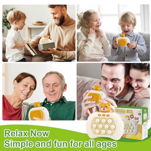 Quick Push Bubble Game,MXTIMWAN Pop it Elektronisches Spiel,Quick Push Spielzeug,Light Up Pop Game Fidget Toys,Pop It Elektrisch,Bubble Pop Game Quick Push,Memory Push Game(Batterie Nicht Enthal)